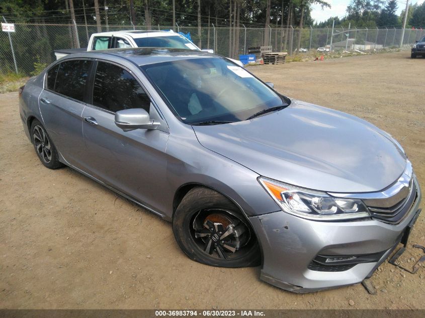 2017 HONDA ACCORD SEDAN EX-L - 1HGCR2F80HA214442