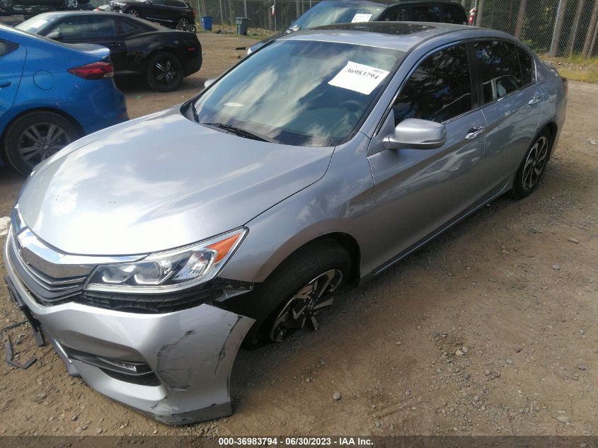 2017 HONDA ACCORD SEDAN EX-L - 1HGCR2F80HA214442