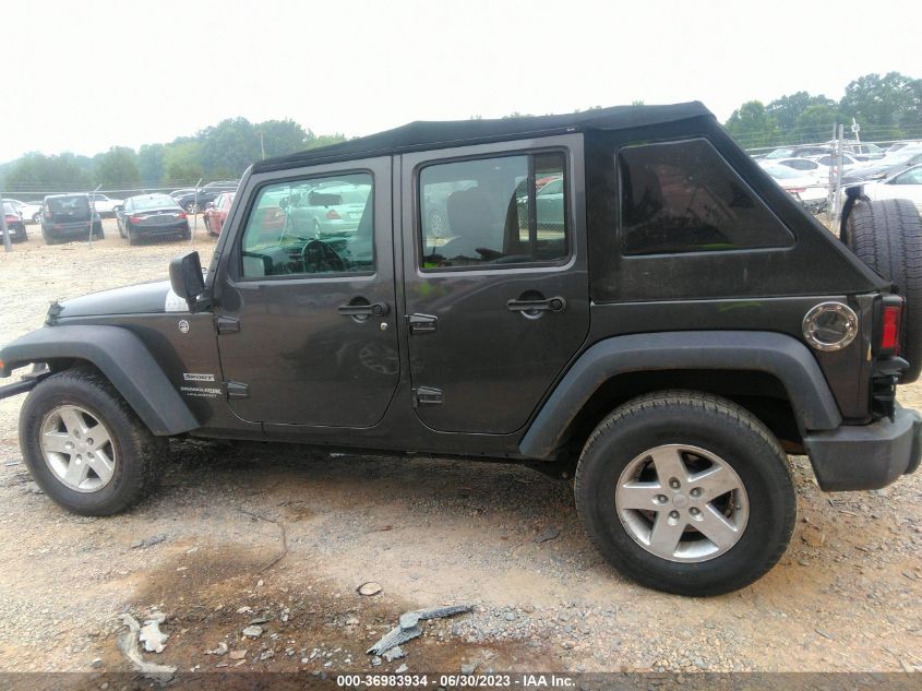 2018 JEEP WRANGLER JK UNLIMITED SPORT 1C4BJWDG1JL888001