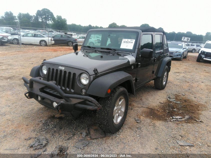 2018 JEEP WRANGLER JK UNLIMITED SPORT 1C4BJWDG1JL888001