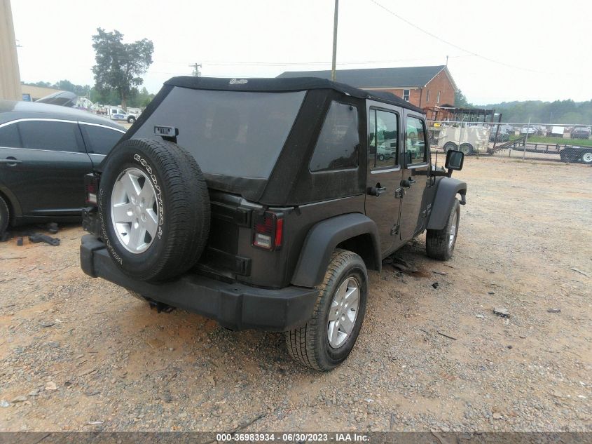 2018 JEEP WRANGLER JK UNLIMITED SPORT 1C4BJWDG1JL888001