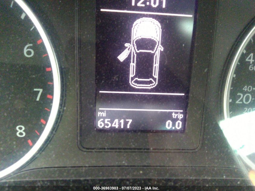 2017 VOLKSWAGEN TIGUAN SPORT - WVGUV7AX9HK030343