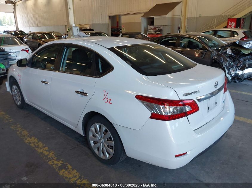 2014 NISSAN SENTRA S/FE+ S/SV/FE+ SV/SR/SL - 3N1AB7AP7EY237829