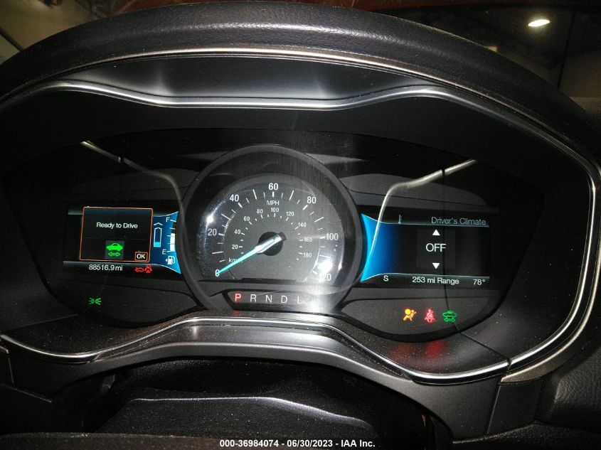 2016 FORD FUSION ENERGI SE LUXURY - 3FA6P0PU8GR221571