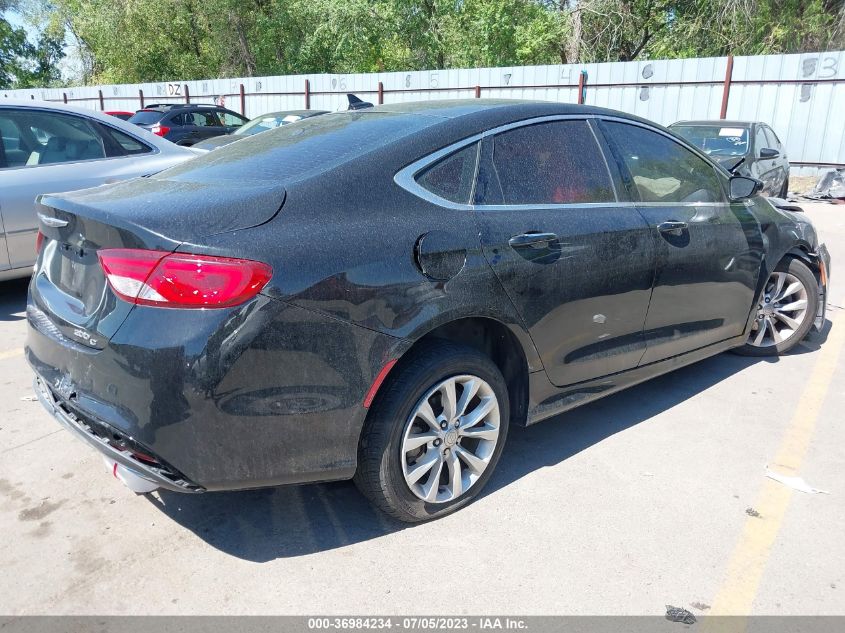 2015 CHRYSLER 200 C - 1C3CCCCB6FN682773