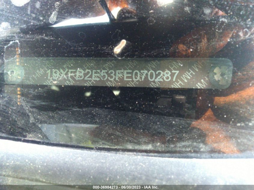 2015 HONDA CIVIC SEDAN LX - 19XFB2E53FE070287