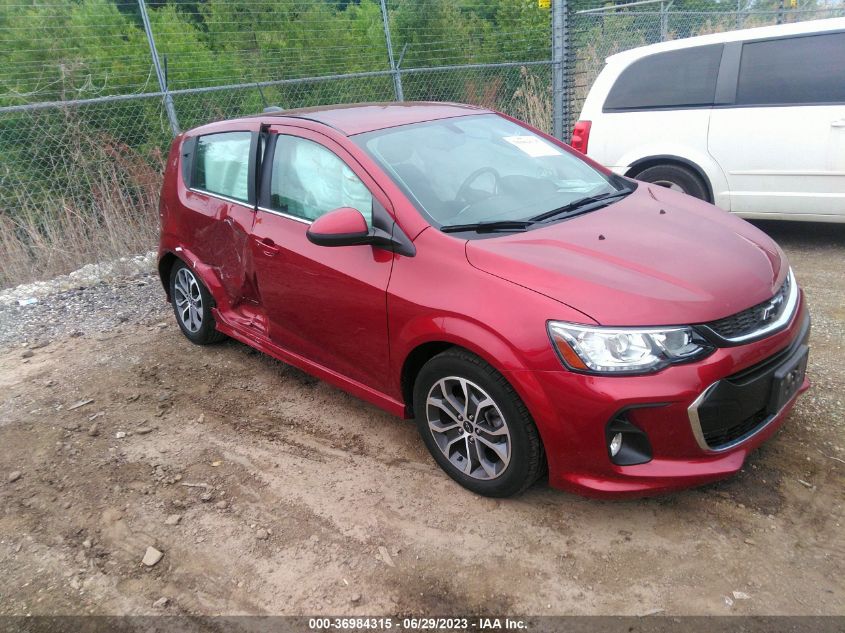 2020 CHEVROLET SONIC LT - 1G1JD6SB7L4107742