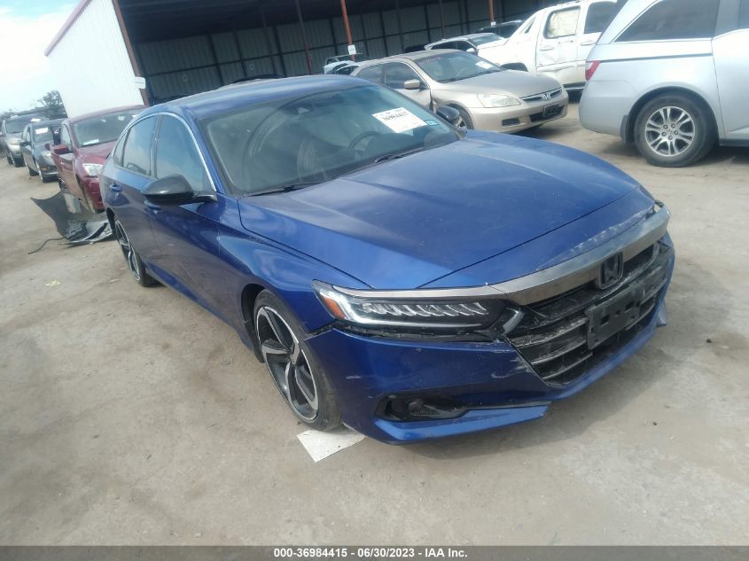 2021 HONDA ACCORD SEDAN SPORT SE - 1HGCV1F40MA032642