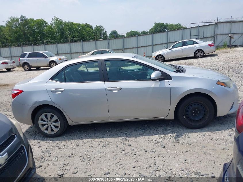 2015 TOYOTA COROLLA L/LE/S/S PLUS/LE PLUS - 2T1BURHE6FC280944