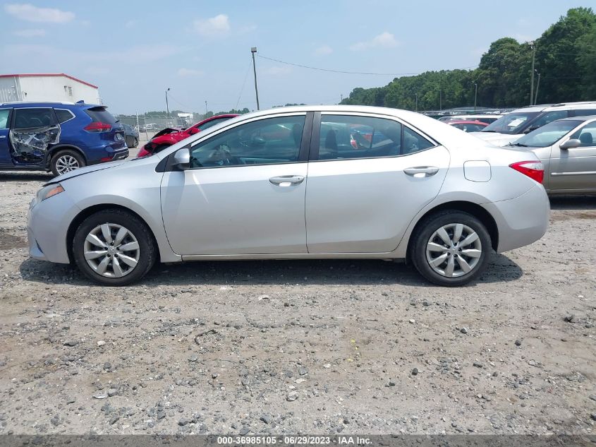 2015 TOYOTA COROLLA L/LE/S/S PLUS/LE PLUS - 2T1BURHE6FC280944