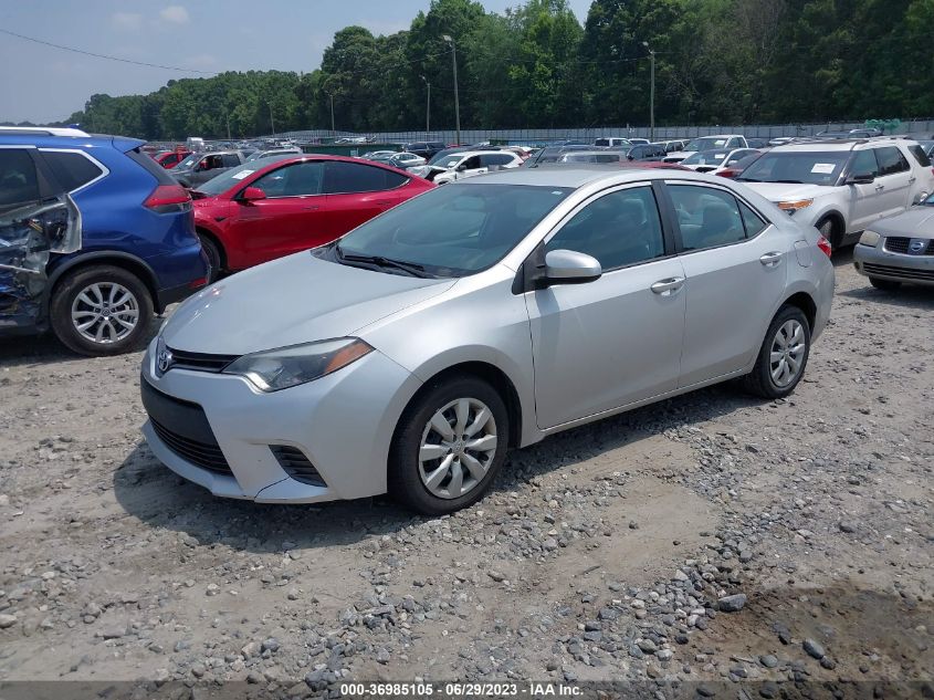 2015 TOYOTA COROLLA L/LE/S/S PLUS/LE PLUS - 2T1BURHE6FC280944