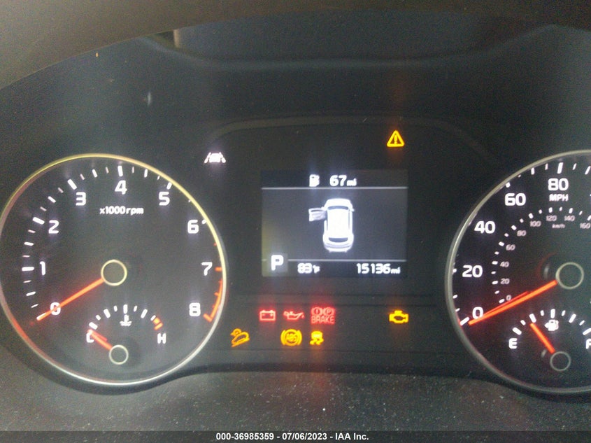 VIN KNDPMCAC8M7879662 2021 KIA SPORTAGE LX