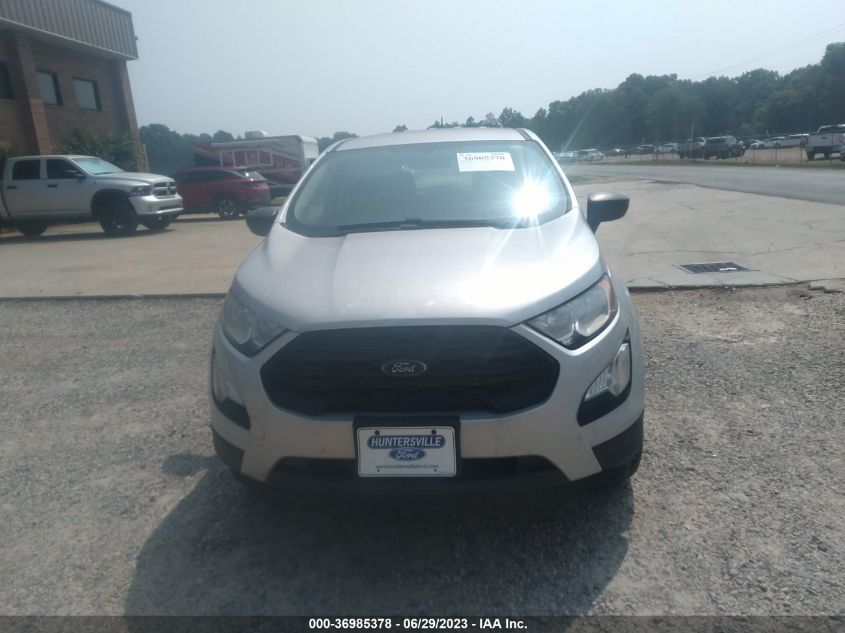 2018 FORD ECOSPORT S - MAJ3P1REXJC221236