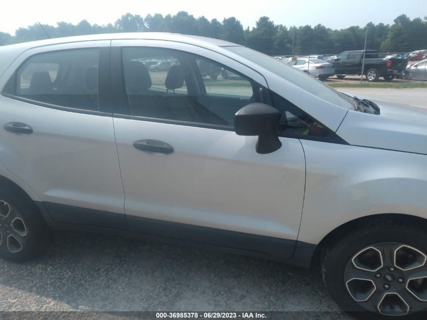 2018 FORD ECOSPORT S - MAJ3P1REXJC221236