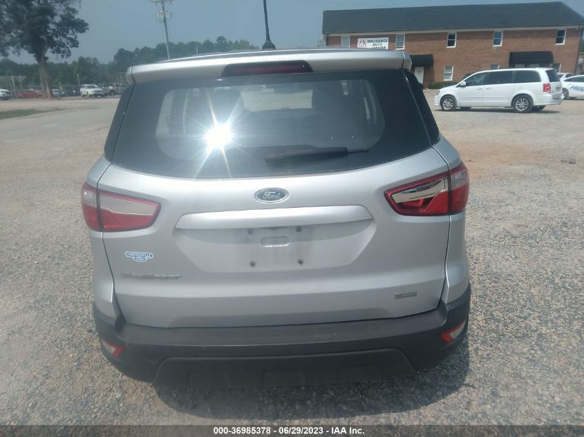 2018 FORD ECOSPORT S - MAJ3P1REXJC221236