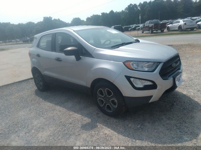 2018 FORD ECOSPORT S - MAJ3P1REXJC221236