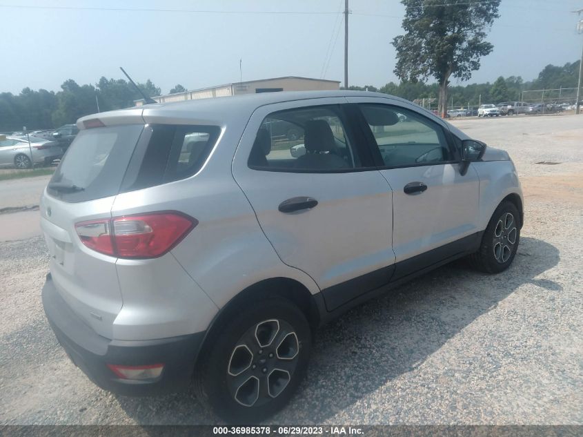 2018 FORD ECOSPORT S - MAJ3P1REXJC221236