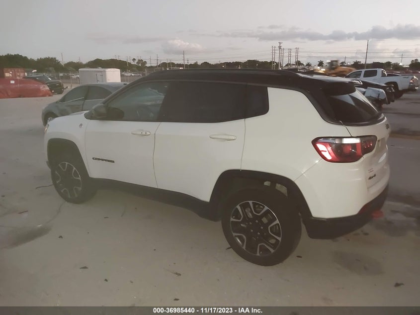 VIN 3C4NJDDB3LT184329 2020 JEEP COMPASS TRAILHAWK