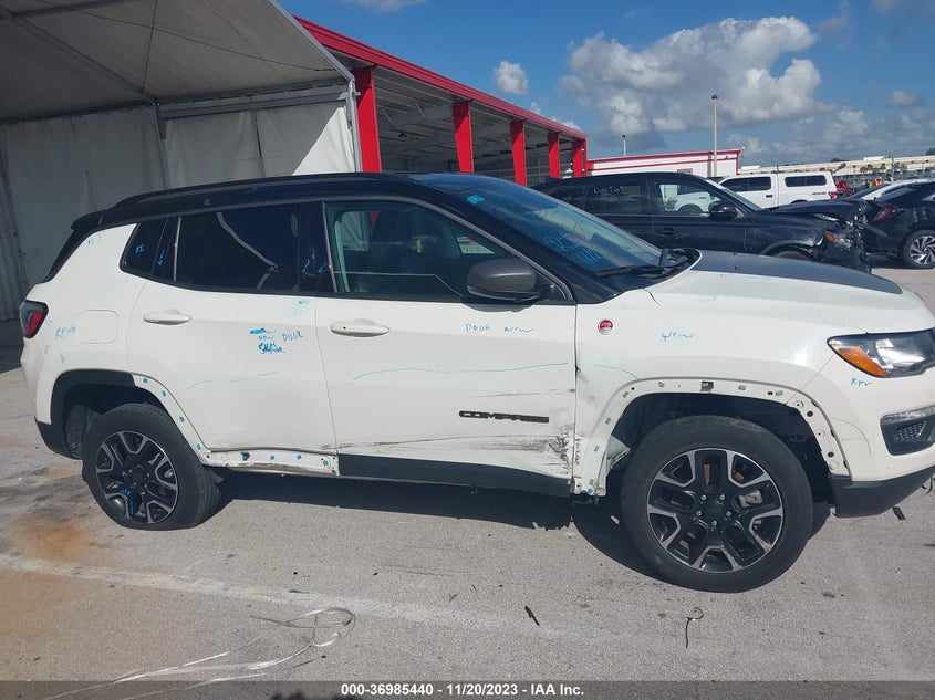 VIN 3C4NJDDB3LT184329 2020 JEEP COMPASS TRAILHAWK