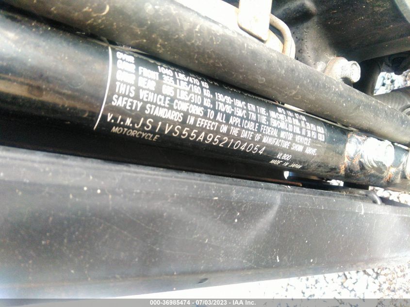 2005 SUZUKI C50 JS1VS55A952104054