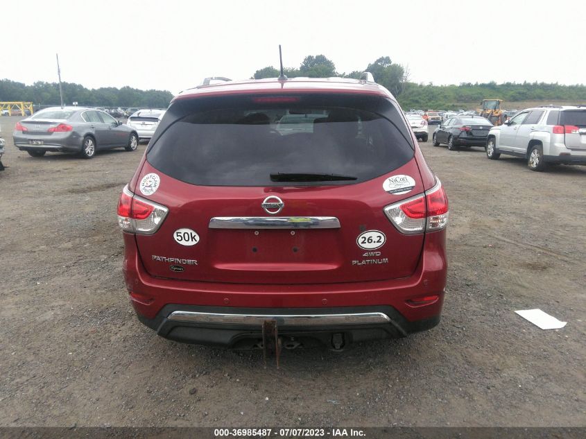 2014 NISSAN PATHFINDER PLATINUM - 5N1AR2MM5EC605068