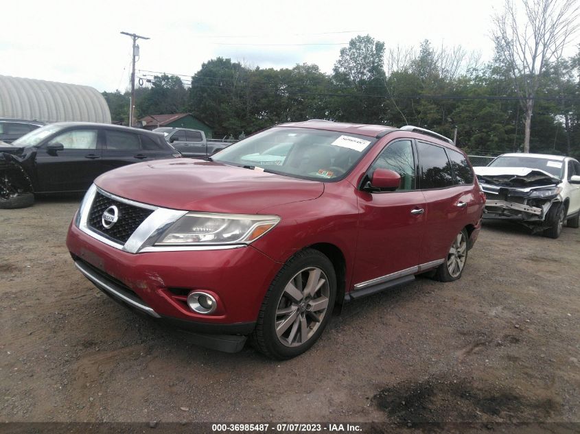2014 NISSAN PATHFINDER PLATINUM - 5N1AR2MM5EC605068