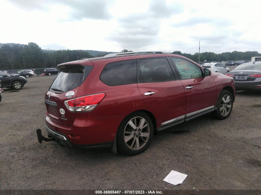 2014 NISSAN PATHFINDER PLATINUM - 5N1AR2MM5EC605068