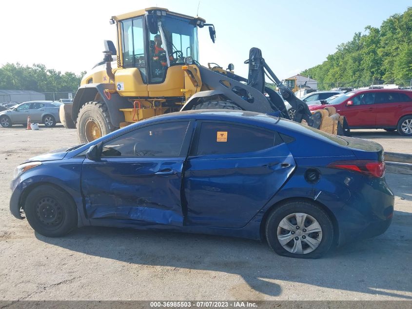 2016 HYUNDAI ELANTRA SE - 5NPDH4AE1GH767090