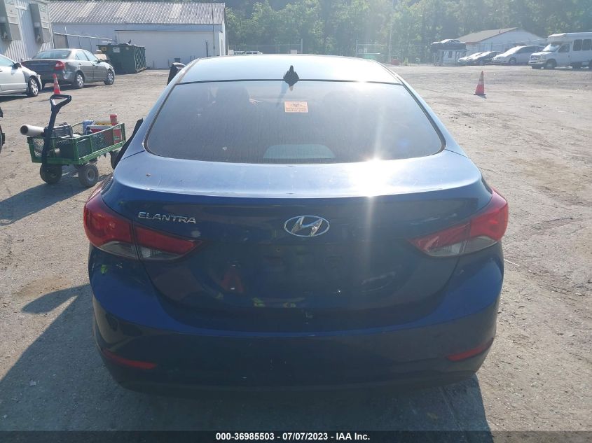 2016 HYUNDAI ELANTRA SE - 5NPDH4AE1GH767090