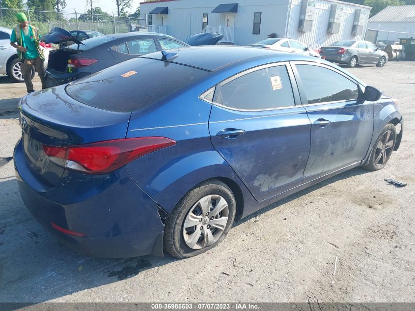 2016 HYUNDAI ELANTRA SE - 5NPDH4AE1GH767090