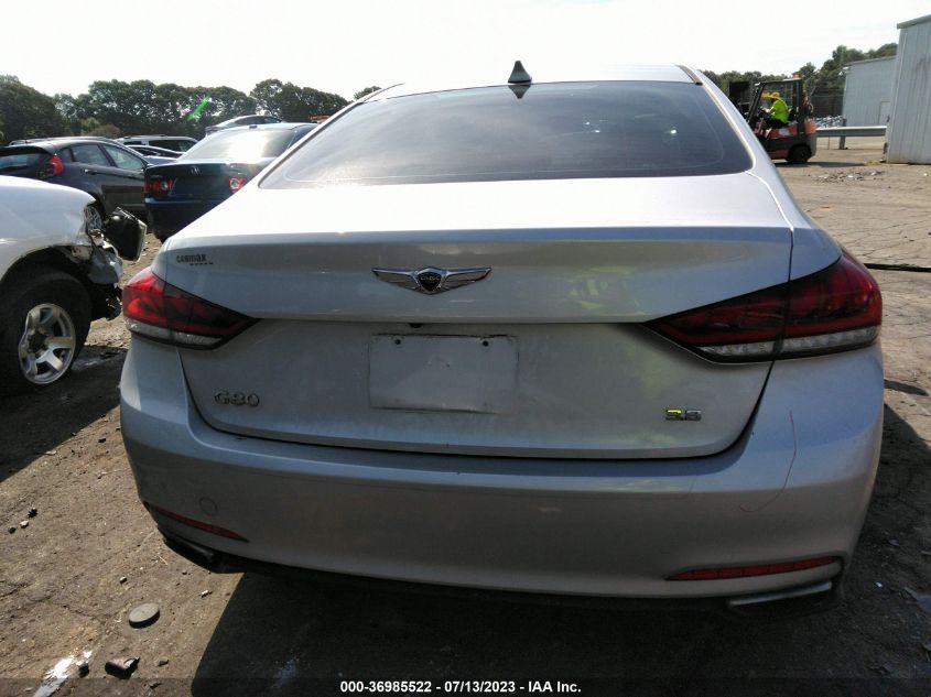 2017 GENESIS G80 3.8L - KMHGN4JE7HU190879