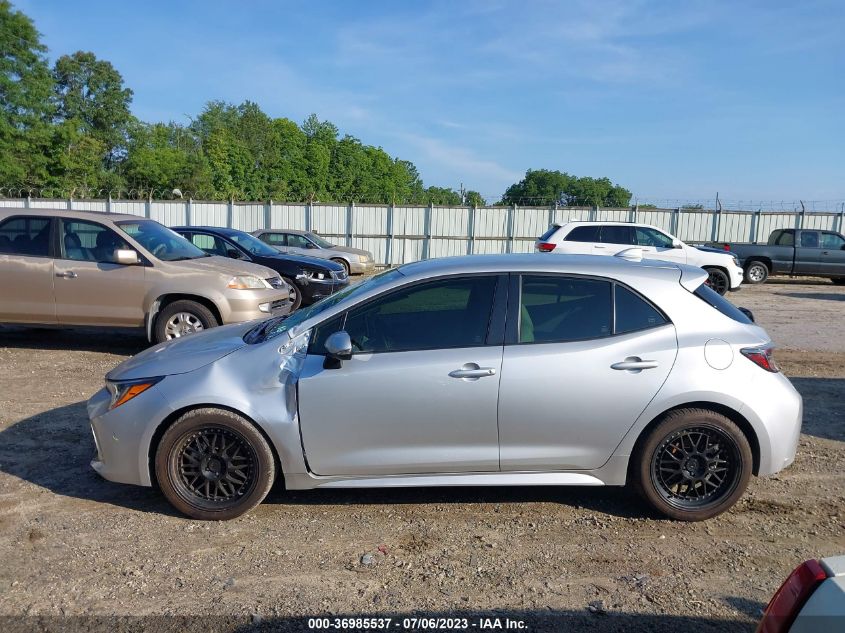 2020 TOYOTA COROLLA HATCHBACK XSE JTNA4RBEXL3080105