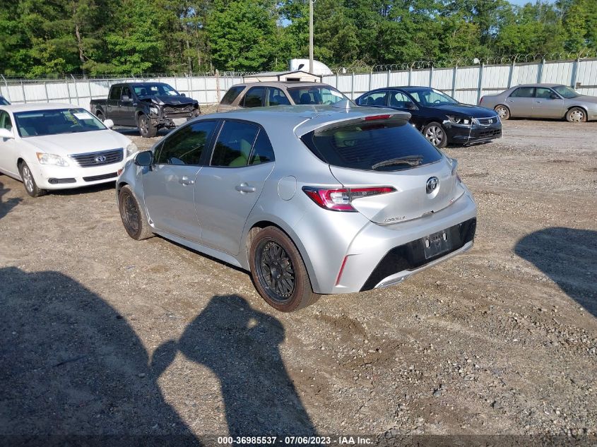 2020 TOYOTA COROLLA HATCHBACK XSE JTNA4RBEXL3080105