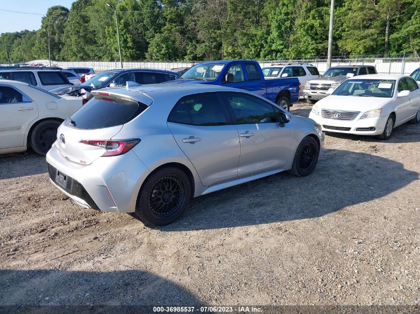 2020 TOYOTA COROLLA HATCHBACK XSE JTNA4RBEXL3080105
