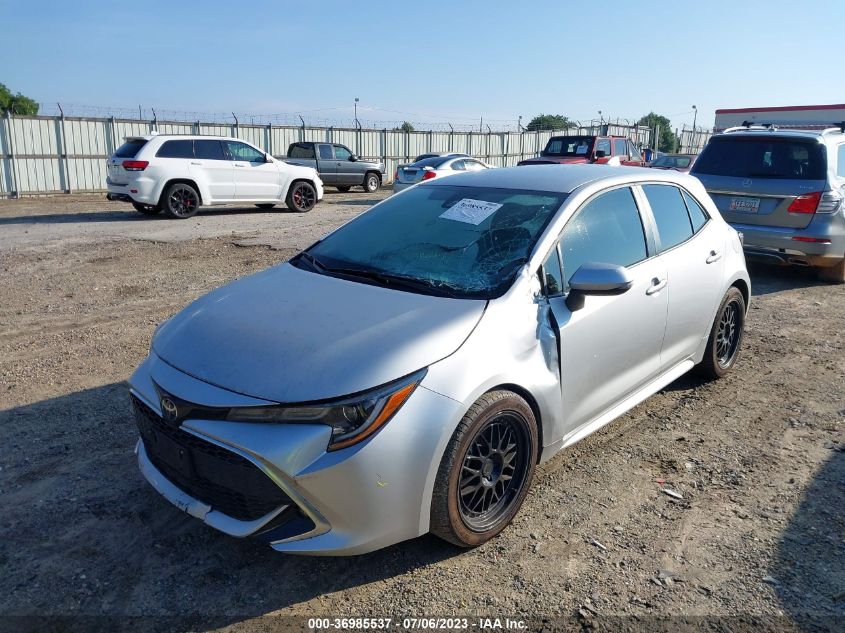 2020 TOYOTA COROLLA HATCHBACK XSE JTNA4RBEXL3080105