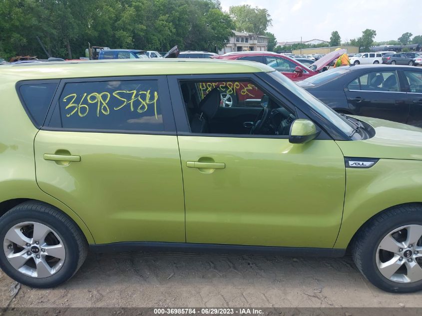 2017 KIA SOUL BASE - KNDJN2A29H7879504