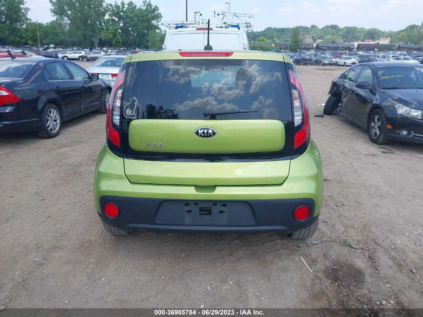 2017 KIA SOUL BASE - KNDJN2A29H7879504