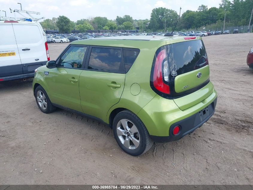 2017 KIA SOUL BASE - KNDJN2A29H7879504