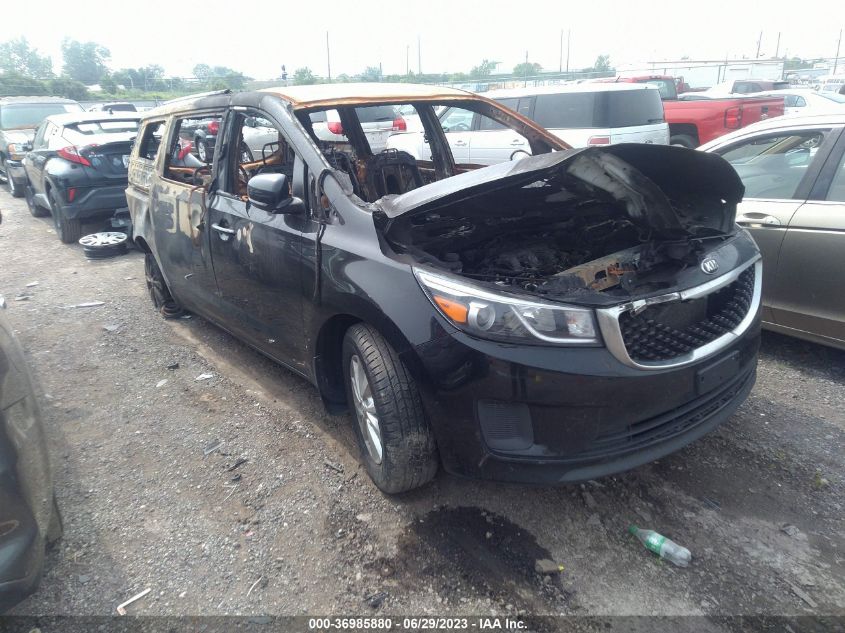 2016 KIA SEDONA LX - KNDMB5C11G6198396