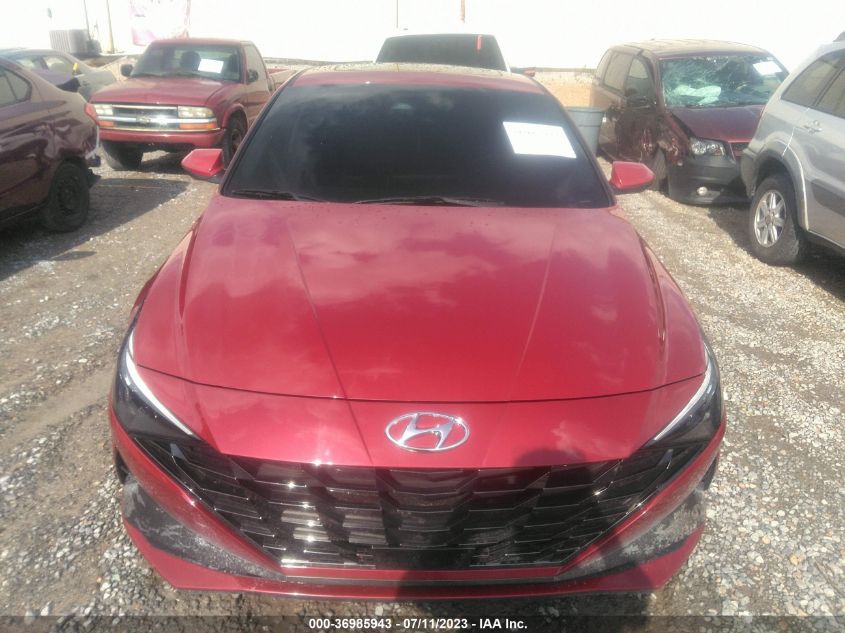 2021 HYUNDAI ELANTRA LIMITED - KMHLP4AG0MU171966