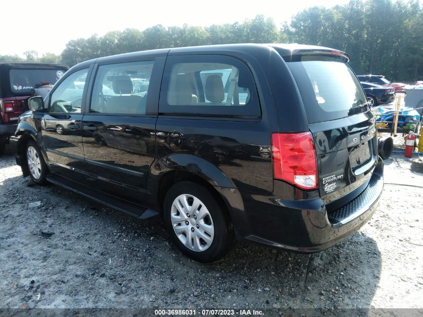 2015 DODGE GRAND CARAVAN AMERICAN VALUE PKG - 2C4RDGBG6FR614483