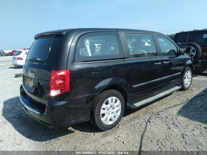 2015 DODGE GRAND CARAVAN AMERICAN VALUE PKG - 2C4RDGBG6FR614483
