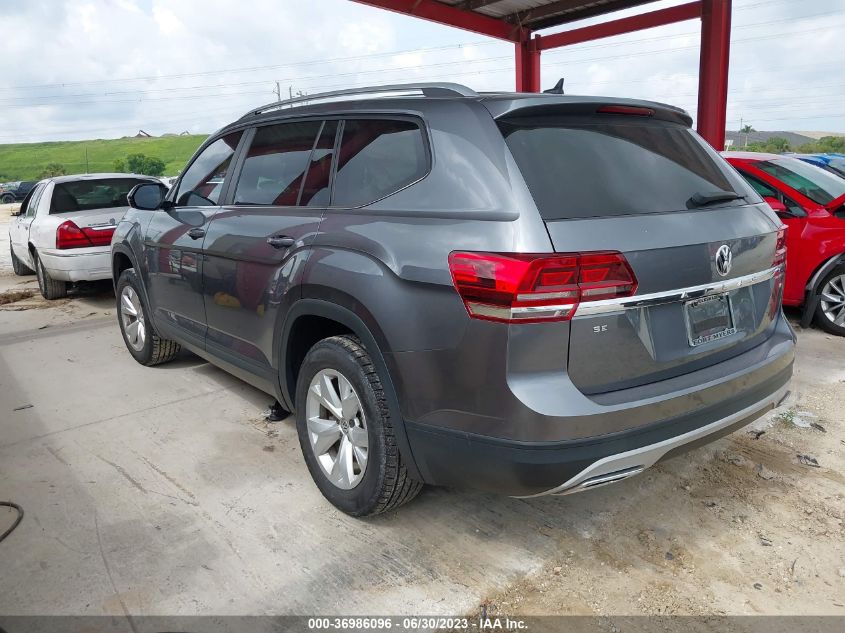2018 VOLKSWAGEN ATLAS 3.6L V6 SE - 1V2DR2CA3JC550556