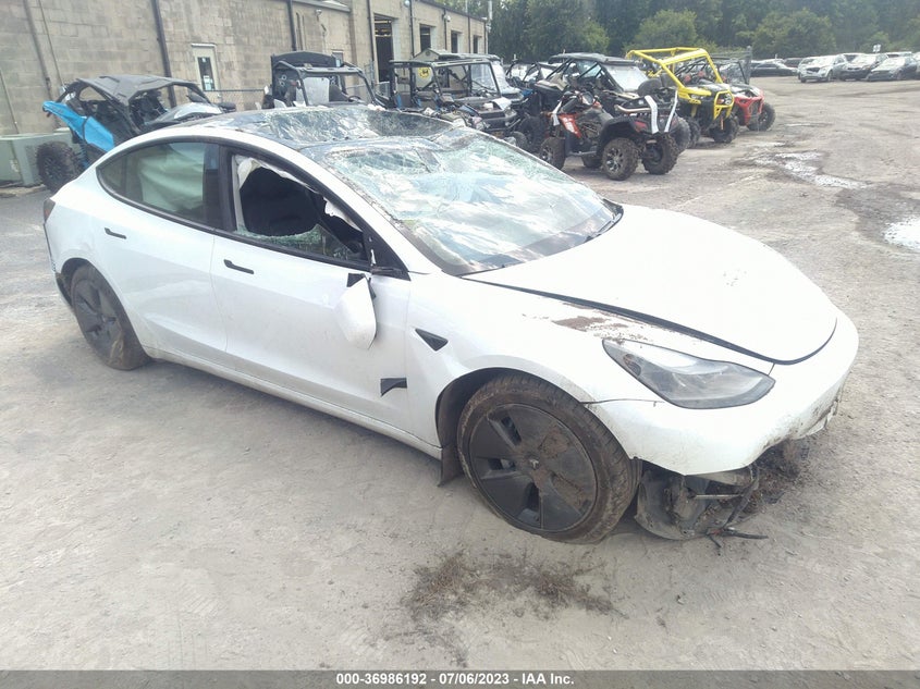 VIN 5YJ3E1EB8MF906662 2021 TESLA MODEL 3 LONG RANGE