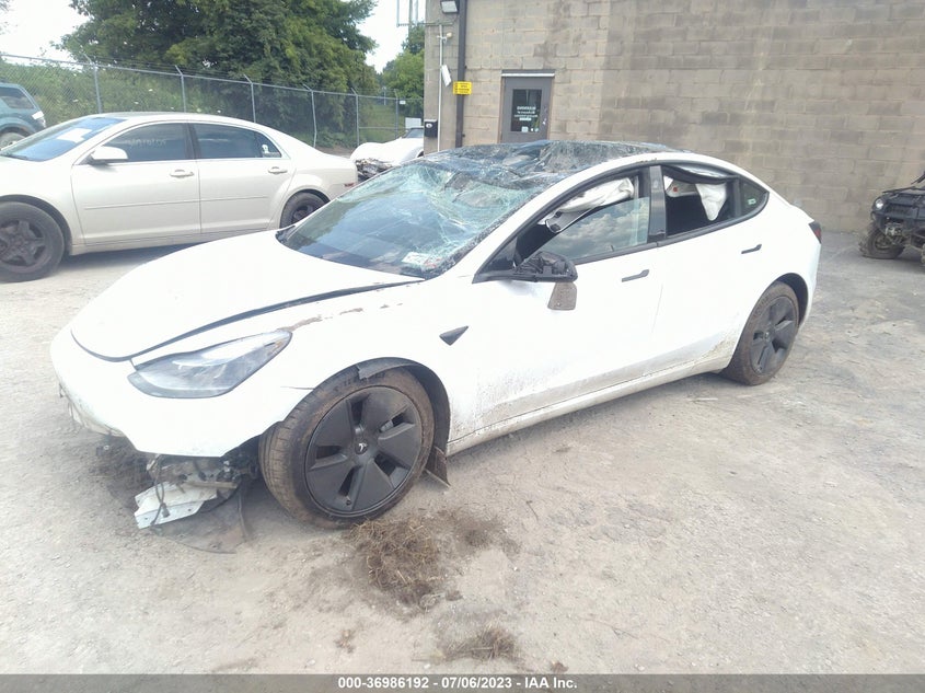 VIN 5YJ3E1EB8MF906662 2021 TESLA MODEL 3 LONG RANGE