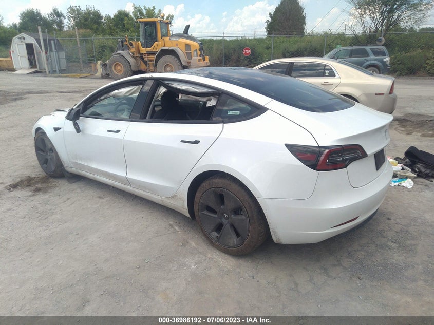 VIN 5YJ3E1EB8MF906662 2021 TESLA MODEL 3 LONG RANGE