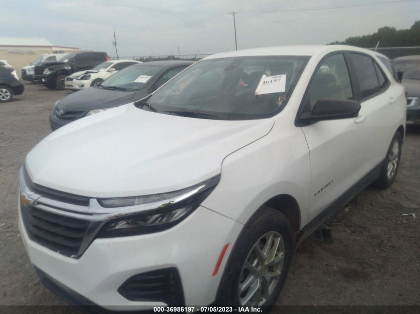 2022 CHEVROLET EQUINOX LS - 3GNAXSEV2NS174482