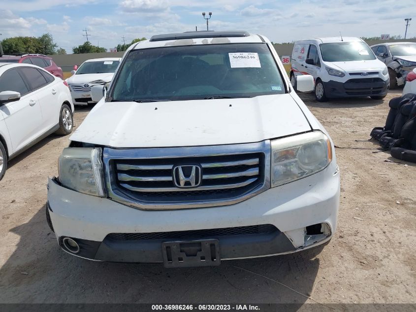 2013 HONDA PILOT EX-L - 5FNYF3H50DB041626