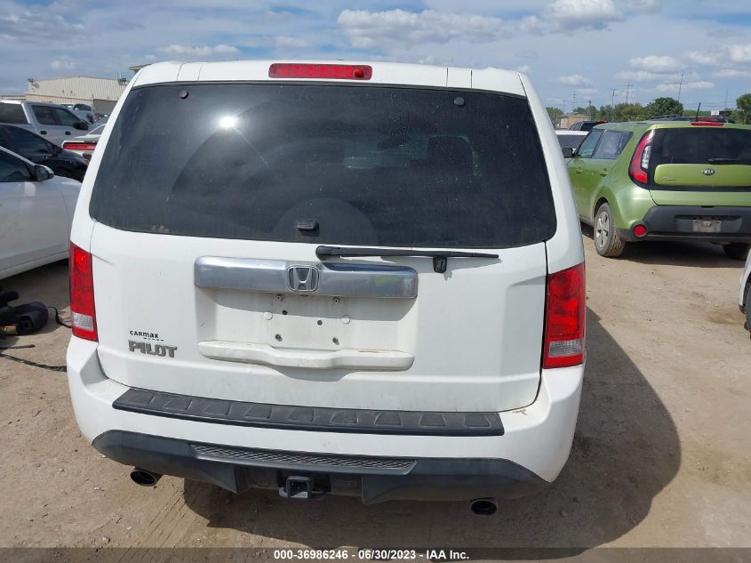 2013 HONDA PILOT EX-L - 5FNYF3H50DB041626