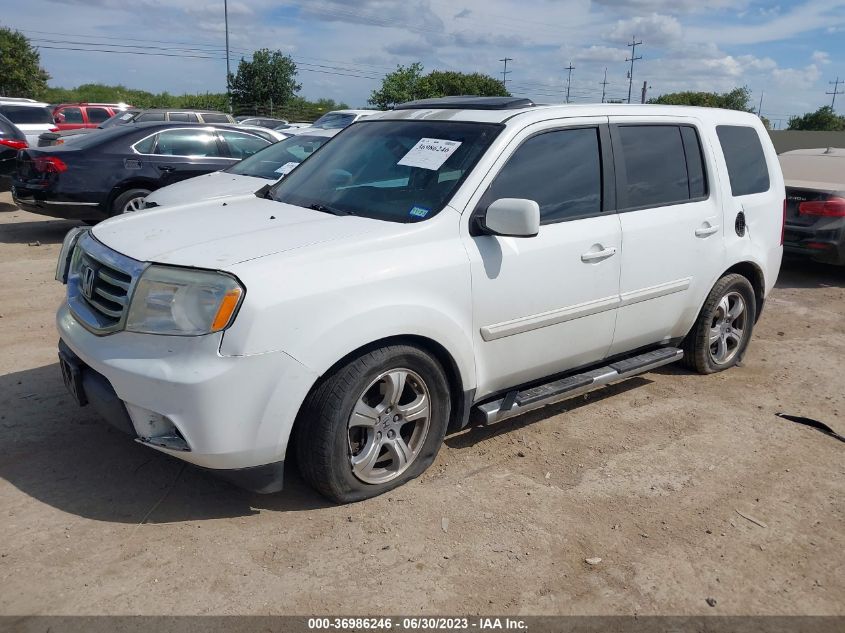 2013 HONDA PILOT EX-L - 5FNYF3H50DB041626